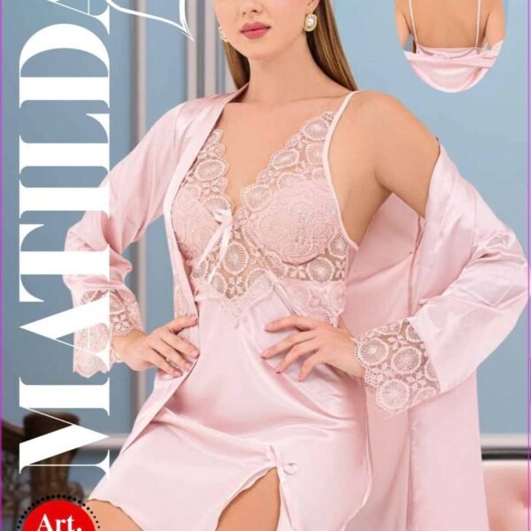 Atlas çəhrayı dəst