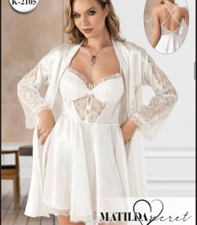 Xonçalıq ağ gecəlik dəsti