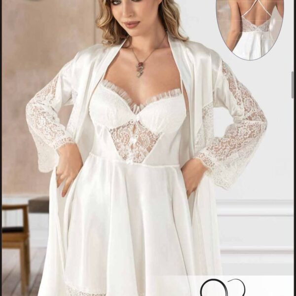 Xonçalıq ağ gecəlik dəsti