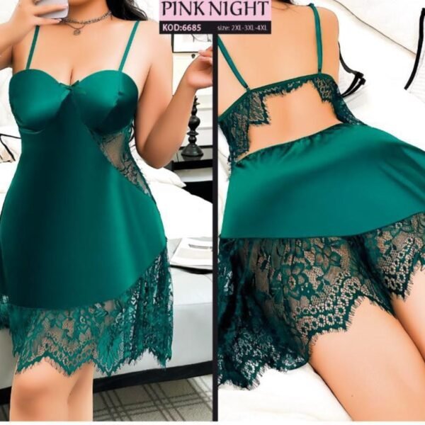 Fantazi yaşıl atlas