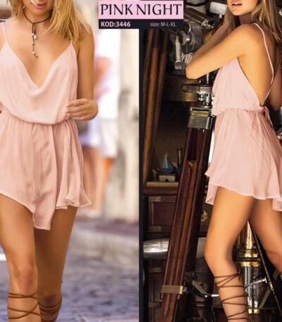 Fantazi çəhrayı şifon