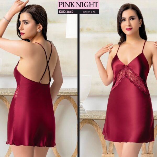 Xonçalıq dəst atlas tünd qırmızı