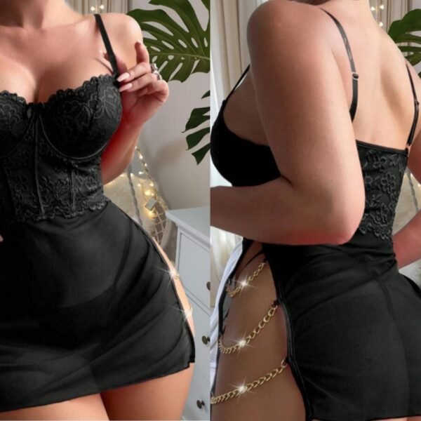 Fantazi qara zəncirli