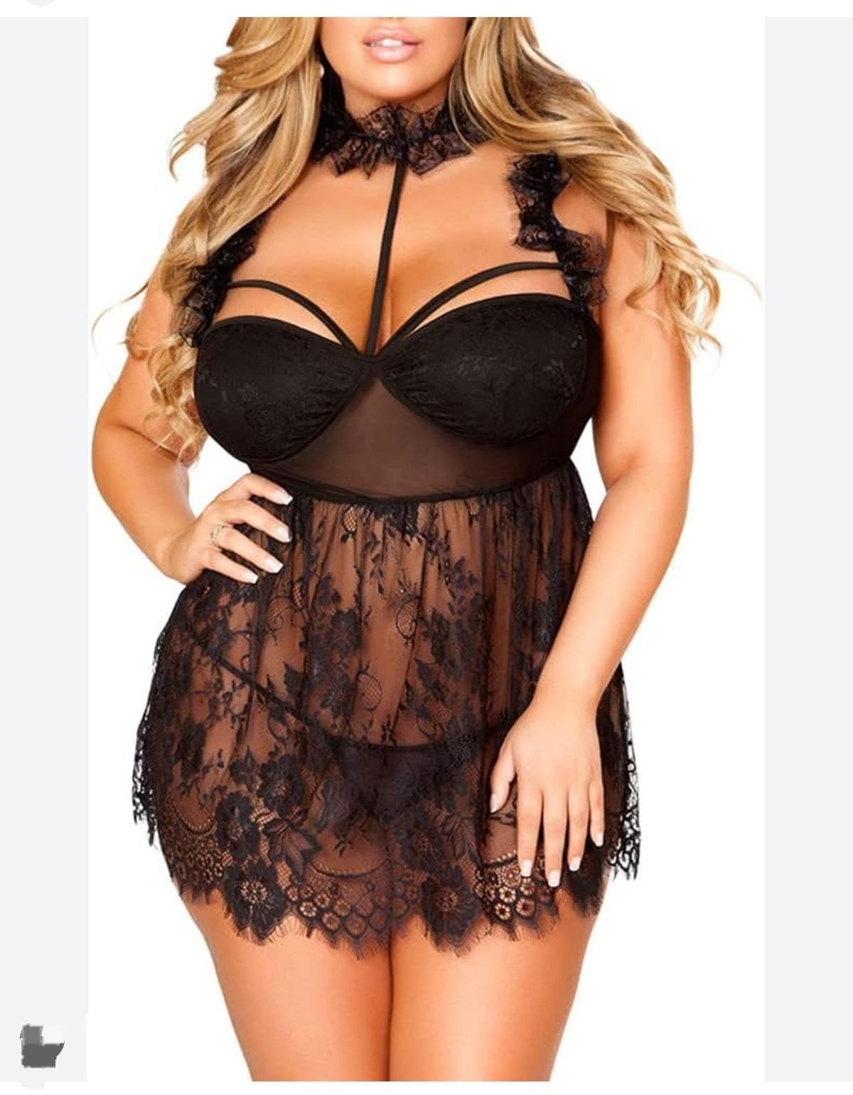 Gecəlik qara krujevalı punyar Gecəlik qara krujevalı punyar