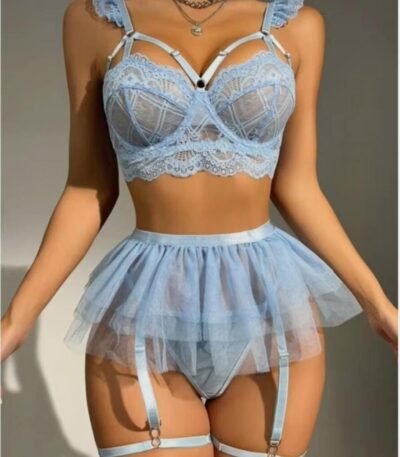 Gecəlik mavi tullu punyar