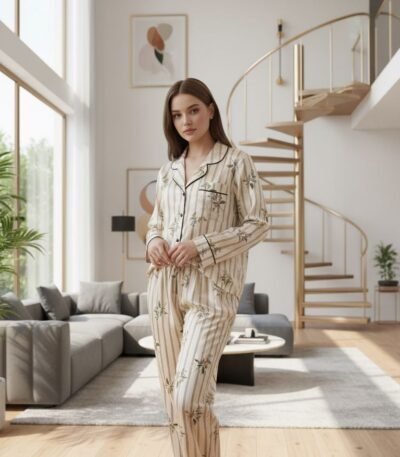 Pijama atlas çiçəkli Victoria's Secret