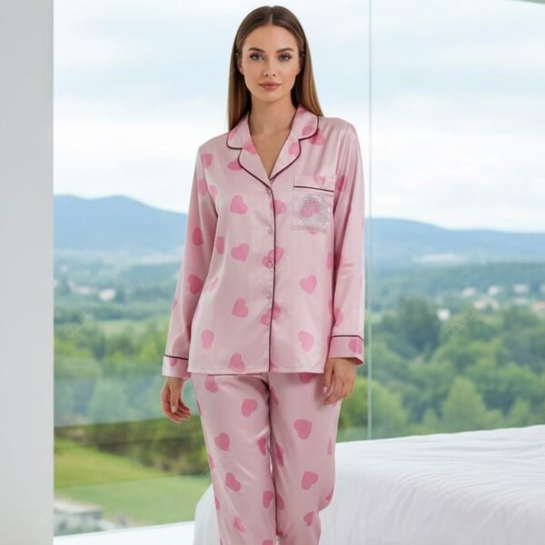 Pijama atlas ürəkli Victoria's Secret