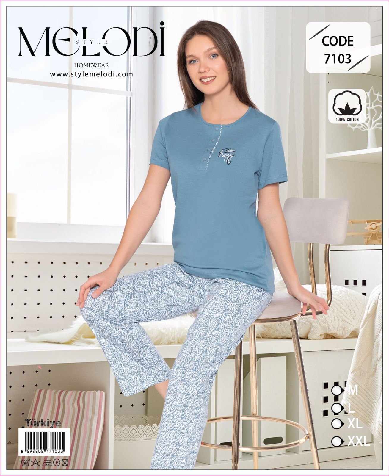 Pijama Melodi 7103 Pijama Melodi 7103