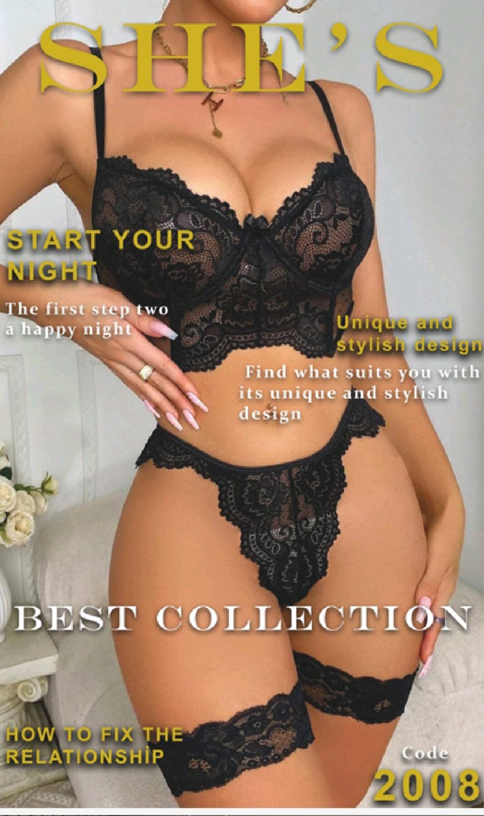 Fantazi dantelli dəst She's Fantazi dantelli dəst She's