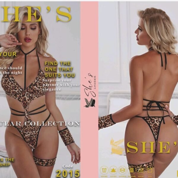 Fantazi bəbir naxışlı She's