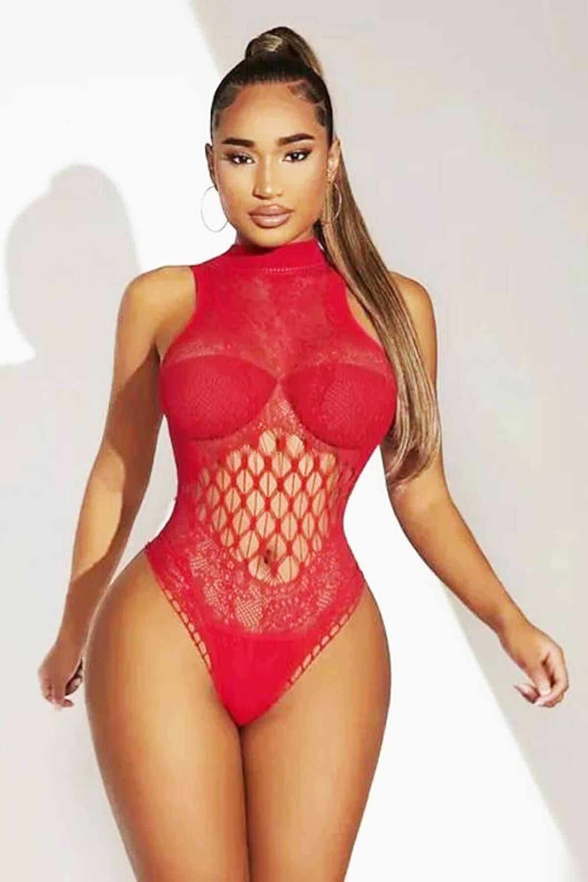 Fantazi qırmızı body Fantazi qırmızı body