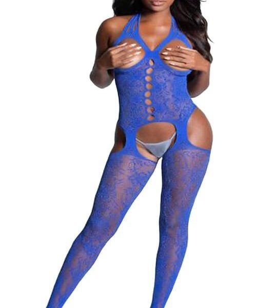 Fantazi güllü bədən corabı