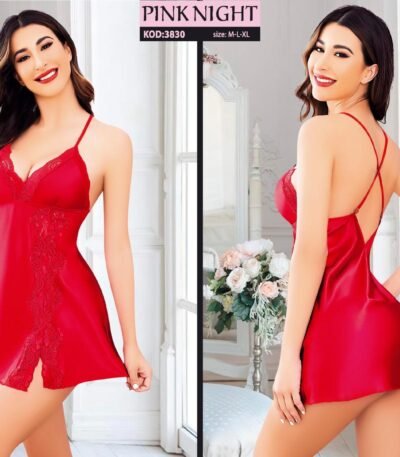 Fantazi qırmızı atlas