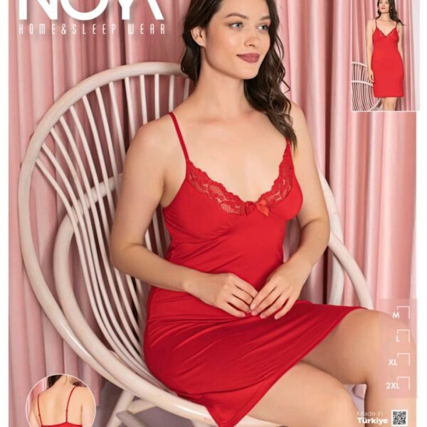 Krujevalı qırmızı gecəlik