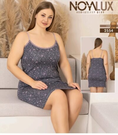 Pijama naxışlı gecəlik