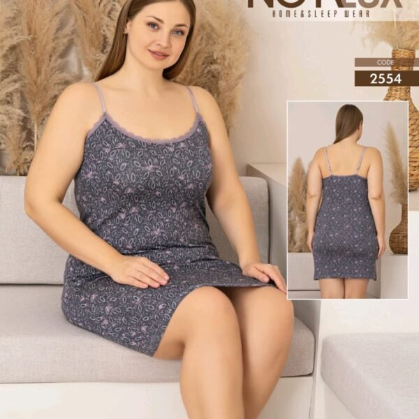 Pijama naxışlı gecəlik