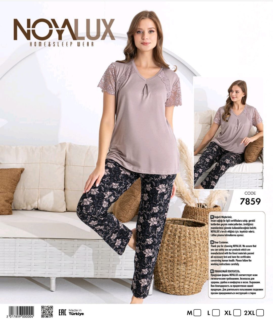 Pijama krujevalı güllü dəst Pijama krujevalı güllü dəst