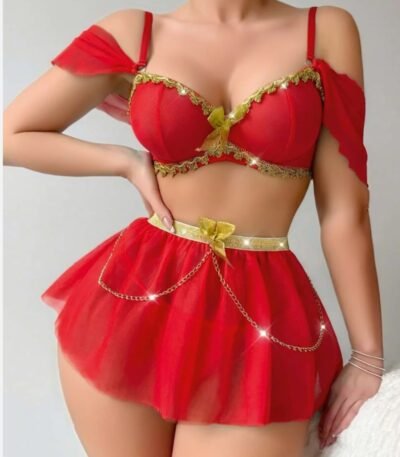 Fantazi qırmızı qızılı