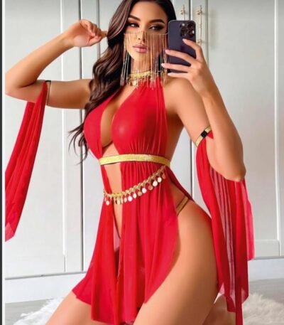 Fantazi qırmızı sikkəli