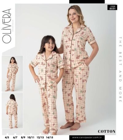 Pijama damalı uşaq