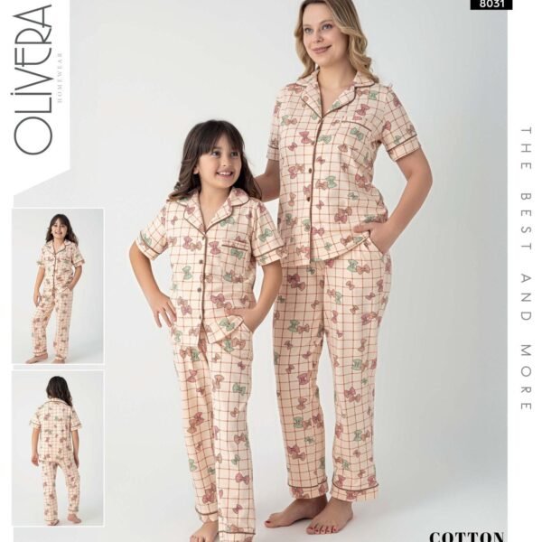 Pijama damalı uşaq