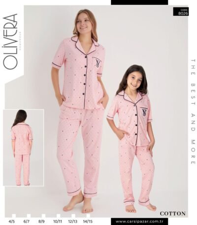 Pijama çəhrayı uşaq