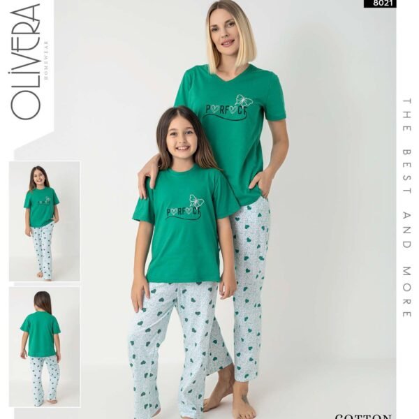 Pijama yaşıl uşaq