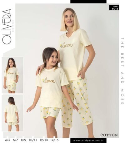 Pijama limonlu uşaq