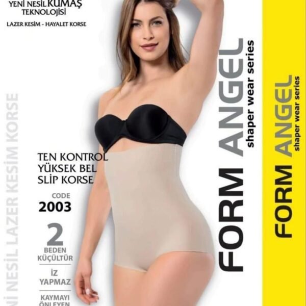 Korse lazer slip yüksək bel