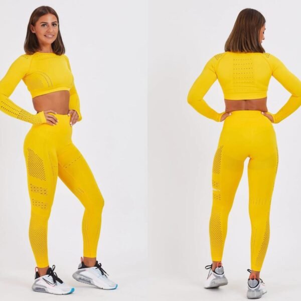 İdman dəsti sarı uzunqol